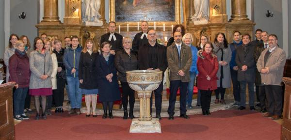 A soproni gyülekezet tisztségviselői 2024-ben