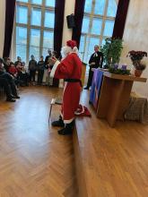 A Mikulás a gyerek-istentiszteleten