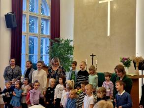Aratási hálaadás, konfirmandusok bemutatkozása