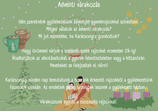 Adventi és karácsonyi gyerekrajzokat várunk