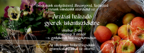 Gyerek-istentisztelet teaházzal