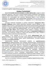 Levél a gyülekezet tagjainak