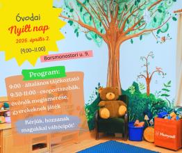 Nyílt nap a Borsmonostori utcai Csemetekert óvodában