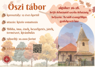 Őszi ifjúsági tábor