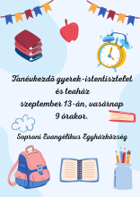 Tanévkezdő gyerek-istentisztelet