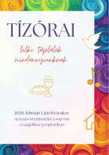  „Tízórai” – lelki táplálék mindannyiunknak istentisztelet februárban