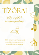  „Tízórai” – lelki táplálék mindannyiunknak istentisztelet júniusban