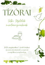  „Tízórai” – lelki táplálék mindannyiunknak istentisztelet szeptemberben